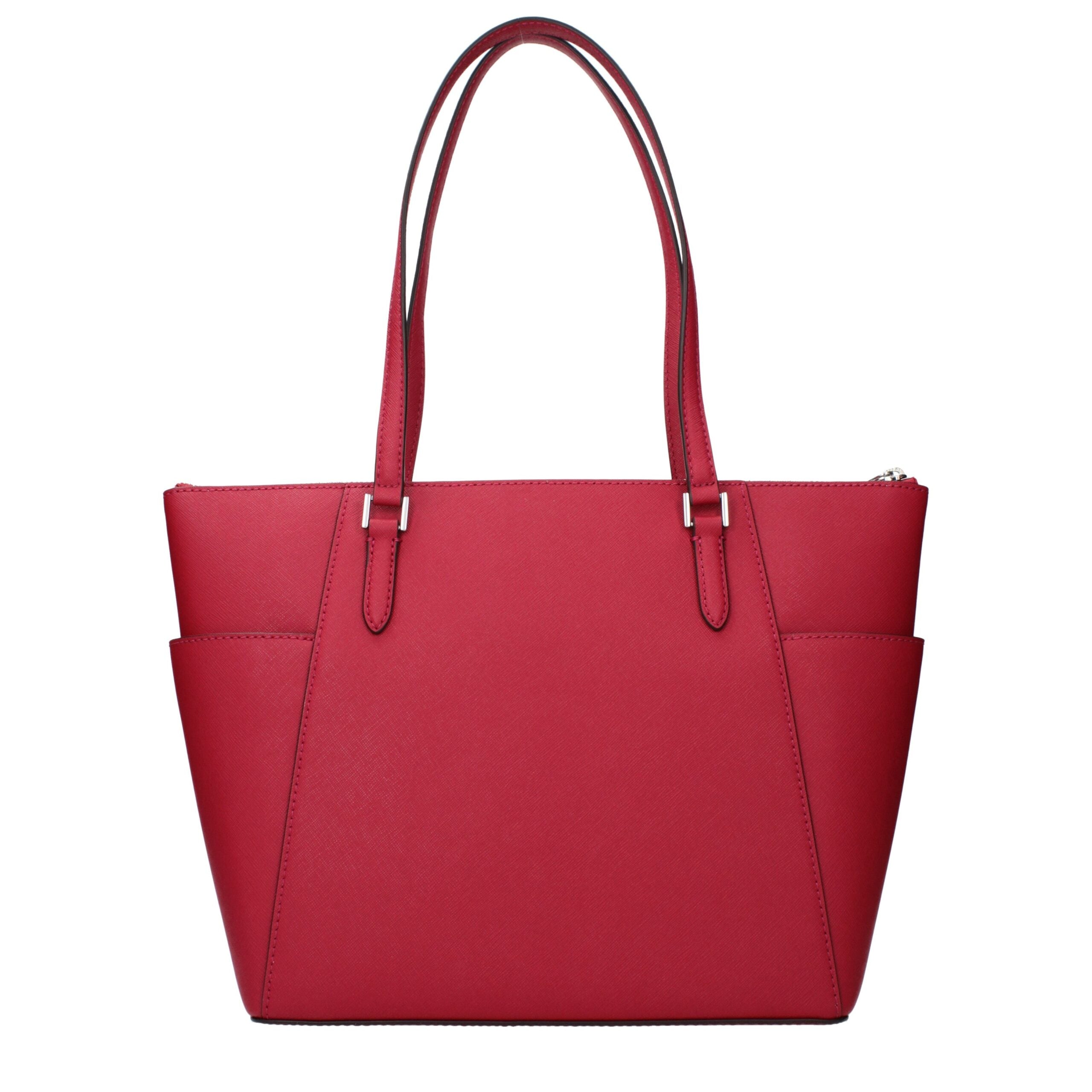 Michael Kors Red Leather Shoulder Women's Bag