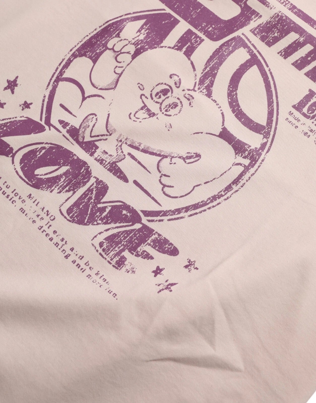 Dolce & Gabbana Beige Cosmic Love Cotton Crew Neck Men's T-shirt (Pre-Owned)