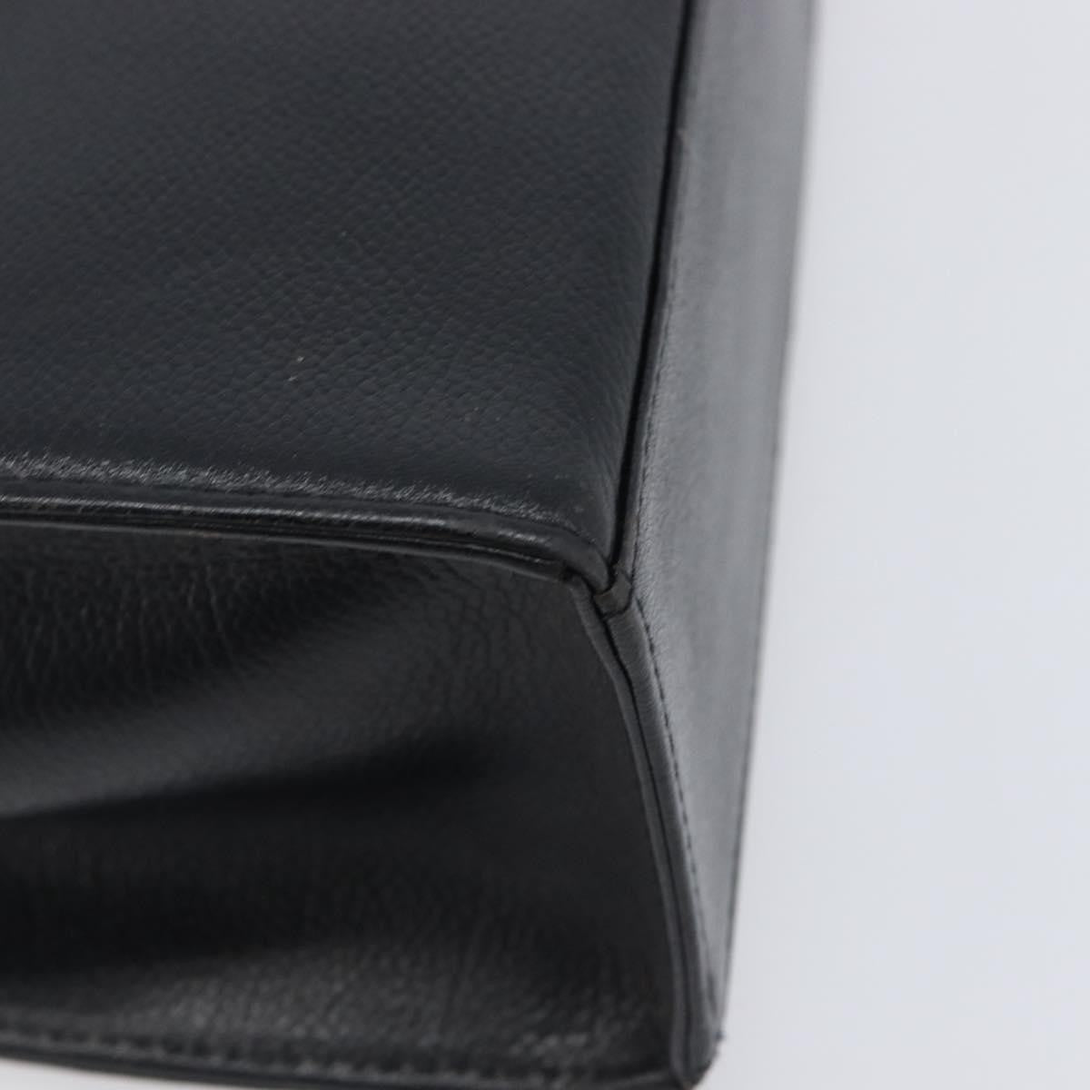 Saint Laurent Handbag Leather Black Leather Handbag (Pre-Owned)