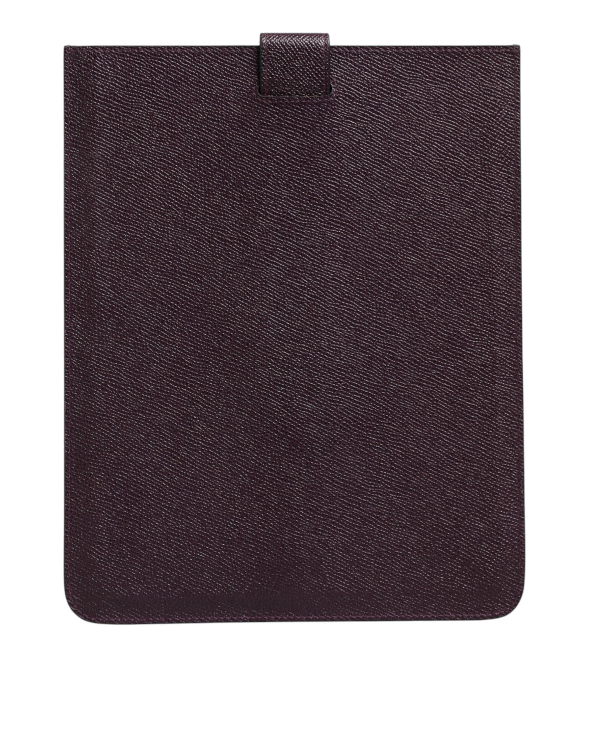 Dolce & Gabbana Dark Brown Leather Logo Plaque Cover Sleeve Tablet Men's Case (Pre-Owned)