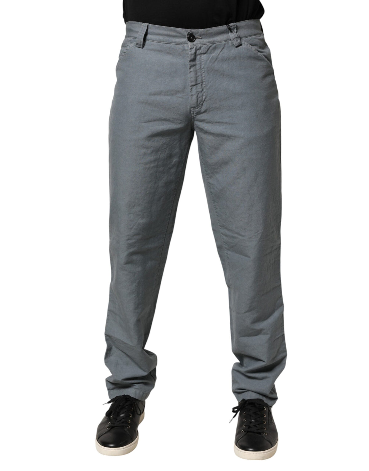 Master Coat Gray Cotton Regular Fit Men Denim Trouser Men's Jeans