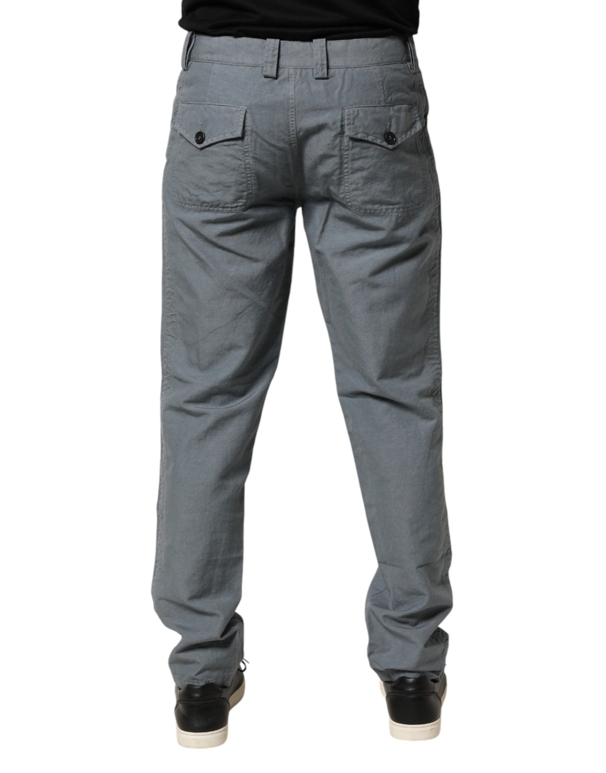 Master Coat Gray Cotton Regular Fit Men Denim Trouser Men's Jeans