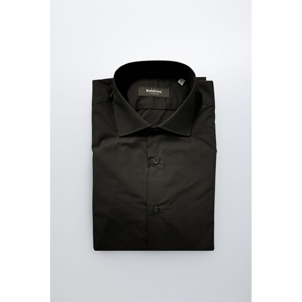 Baldinini Trend Black Cotton Men's Men's Shirt