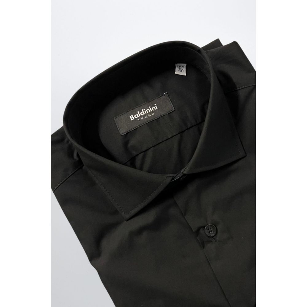 Baldinini Trend Black Cotton Men's Men's Shirt
