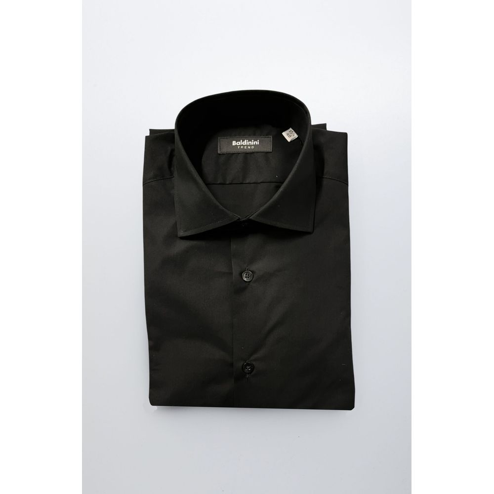 Baldinini Trend Black Cotton Men's Men's Shirt