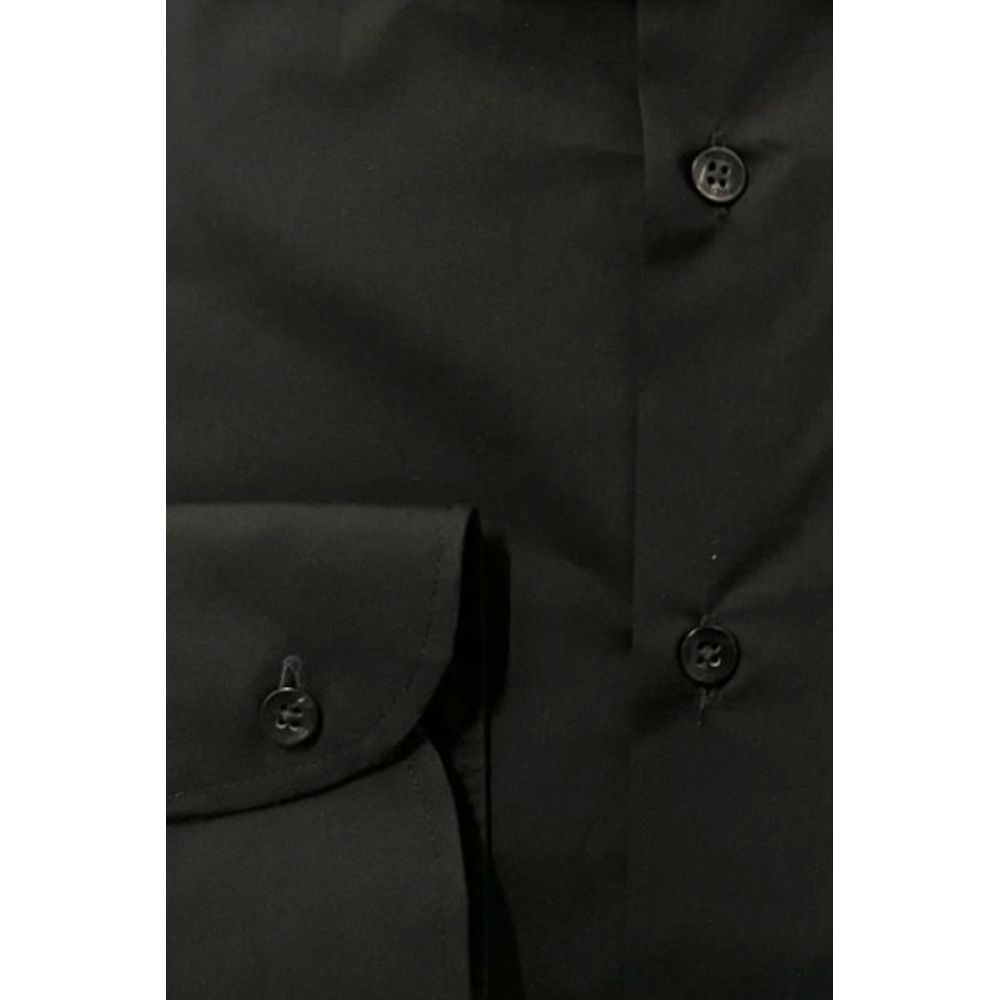 Baldinini Trend Black Cotton Men's Men's Shirt