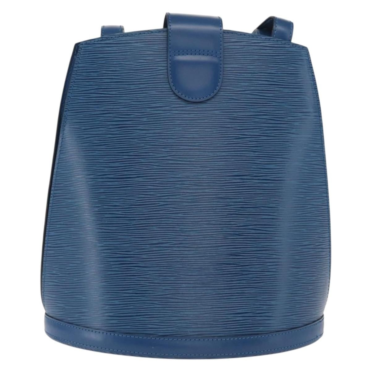 Louis Vuitton Cluny Epi Leather Blue Leather Shoulder Bag Bag (Pre-Owned)