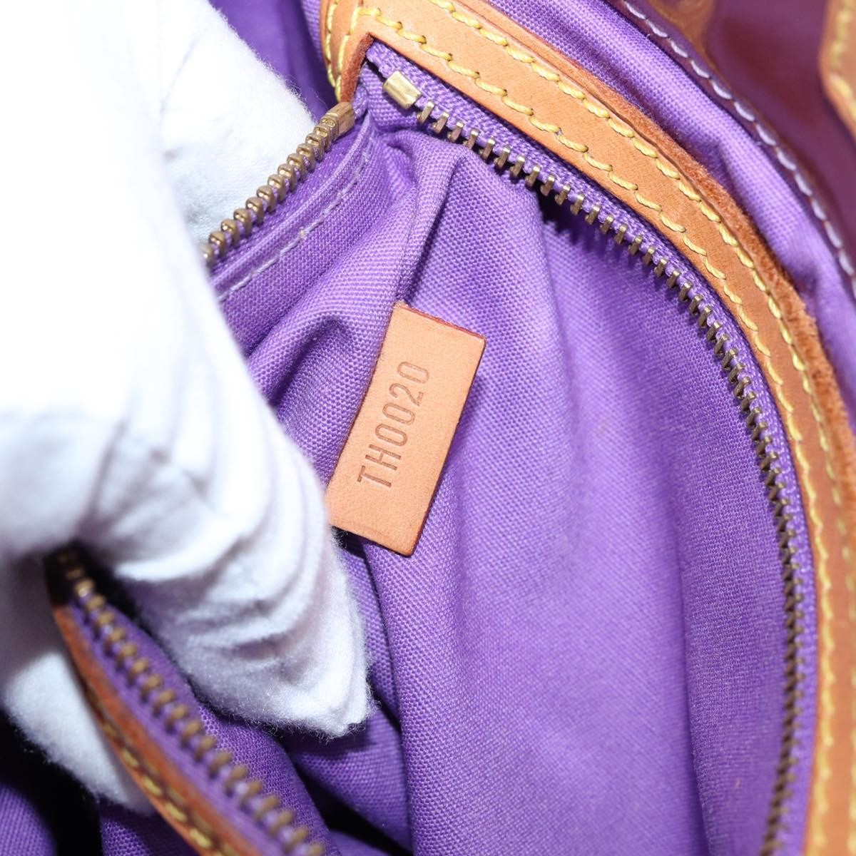 Louis Vuitton Reade Monogram Vernis Purple Patent_Leather Handbag (Pre-Owned)