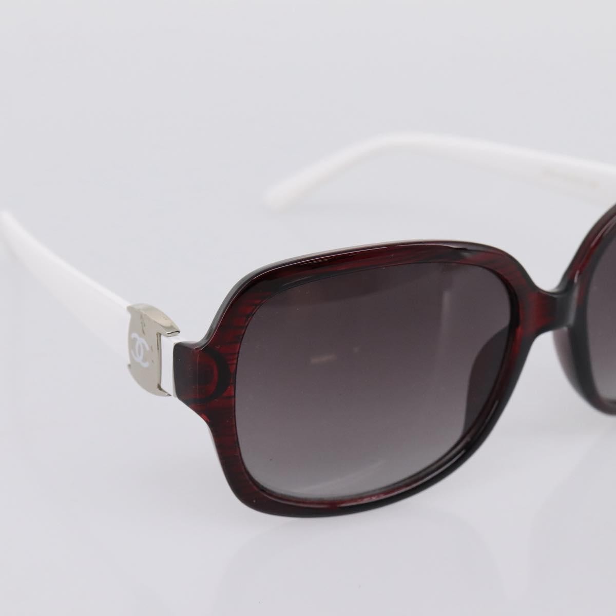 Chanel Logo Cc Plastic White Plastic Sunglasse Accessory (Pre-Owned)