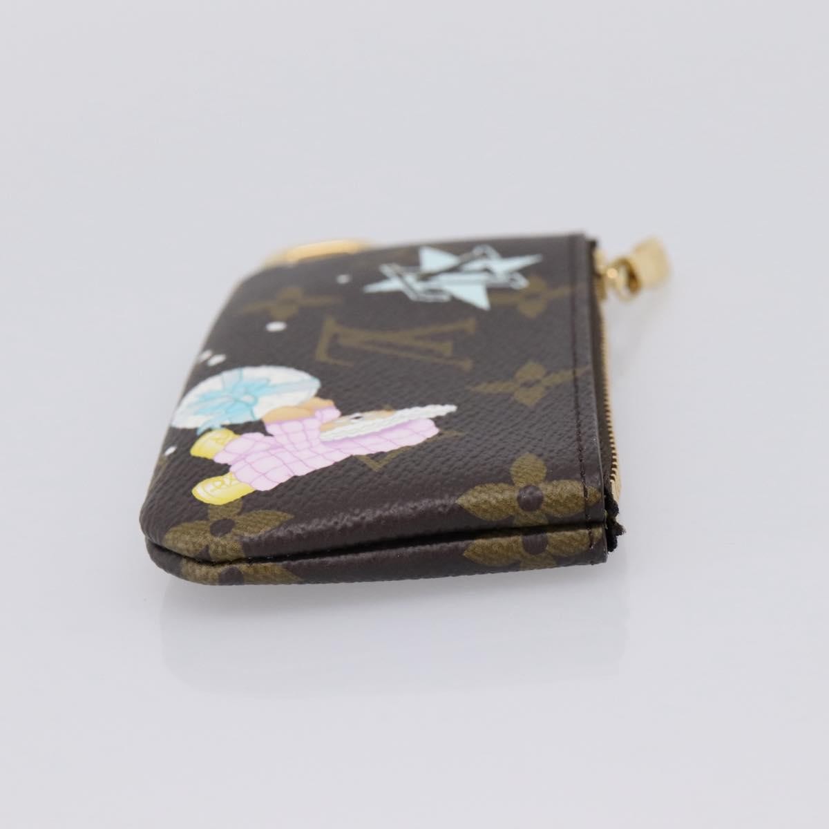 Louis Vuitton Pochette Clés Monogram Vivienne Brown Canvas Wallets Accessory (Pre-Owned)