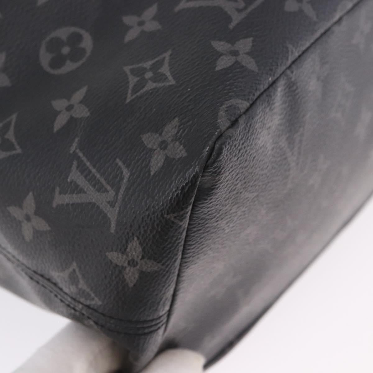 Louis Vuitton Cabas Light Drawstring Monogram Eclipse Canvas Black Canvas Tote Bag Bag (Pre-Owned)