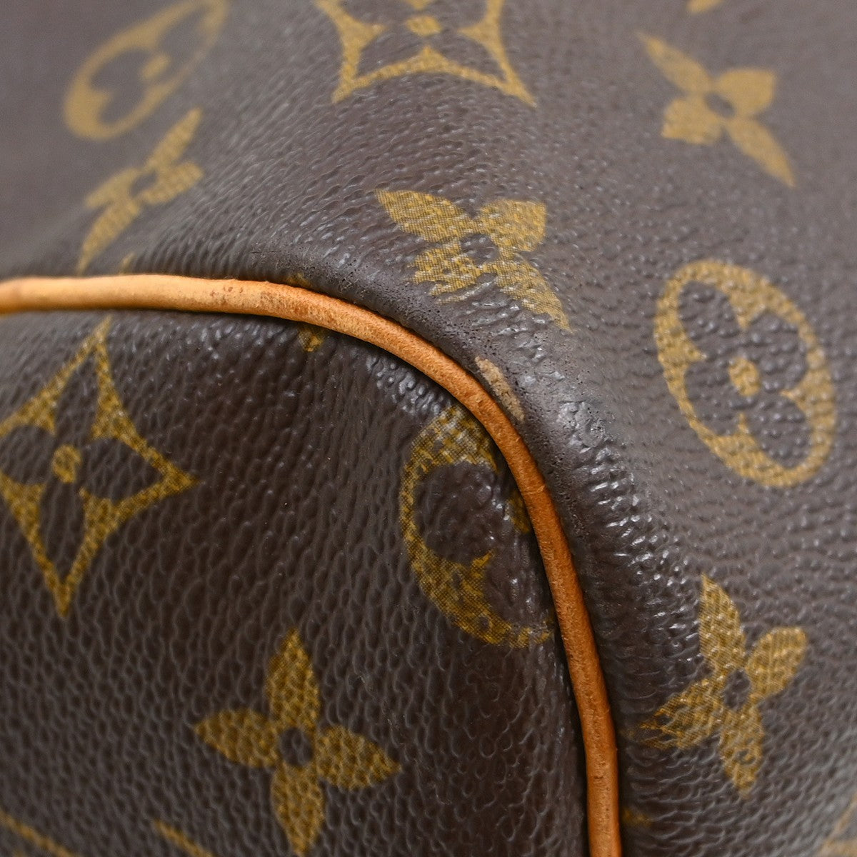 Louis Vuitton Keepall Bandoulière Monogram Brown Canvas Travel Bag Bag (Pre-Owned)