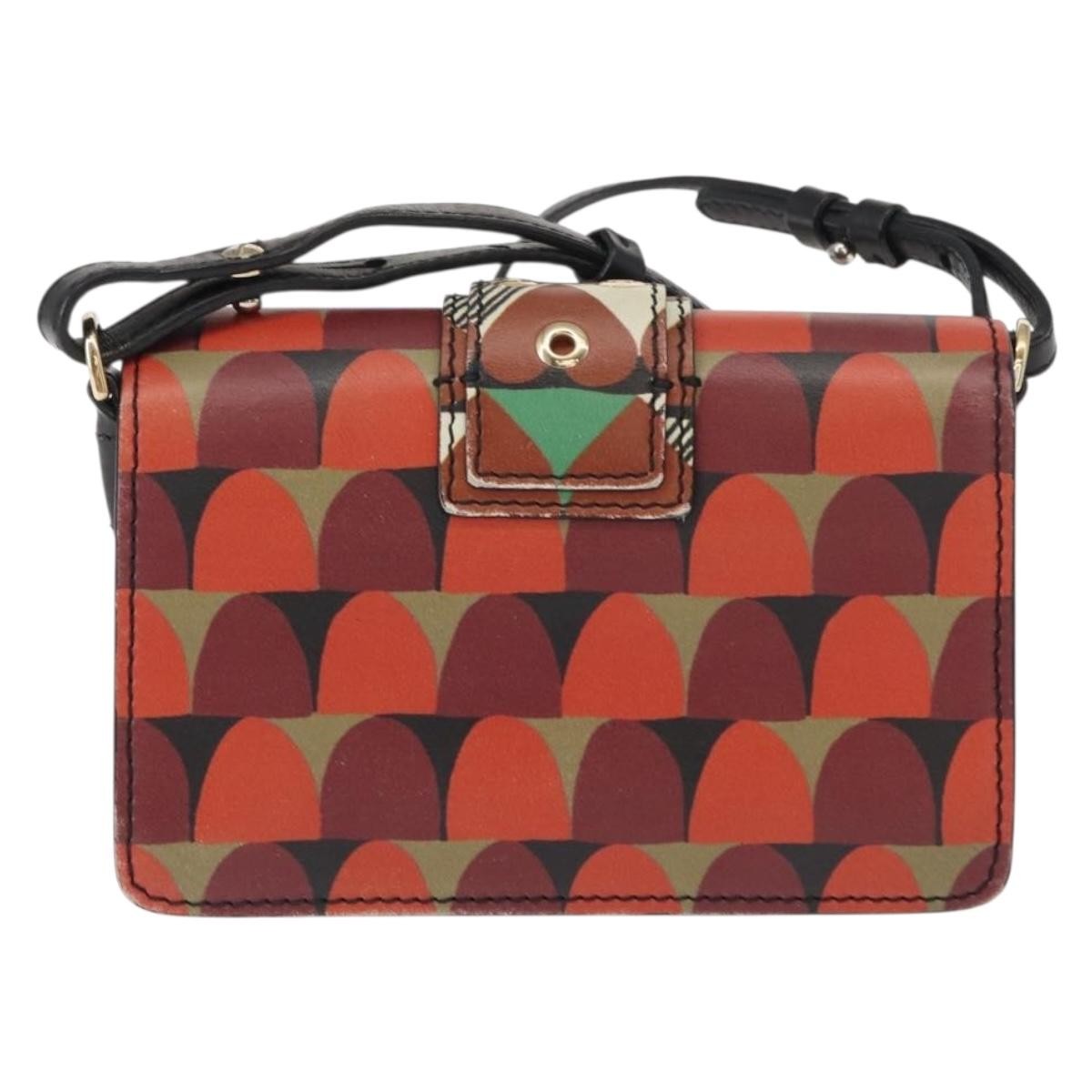 Valentino Garavani Glam Lock Printed Leather Multicolour Leather Shoulder Bag Bag (Pre-Owned)