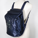 Hermès Sherpa Blue Synthetic Backpack Bag (Pre-Owned)