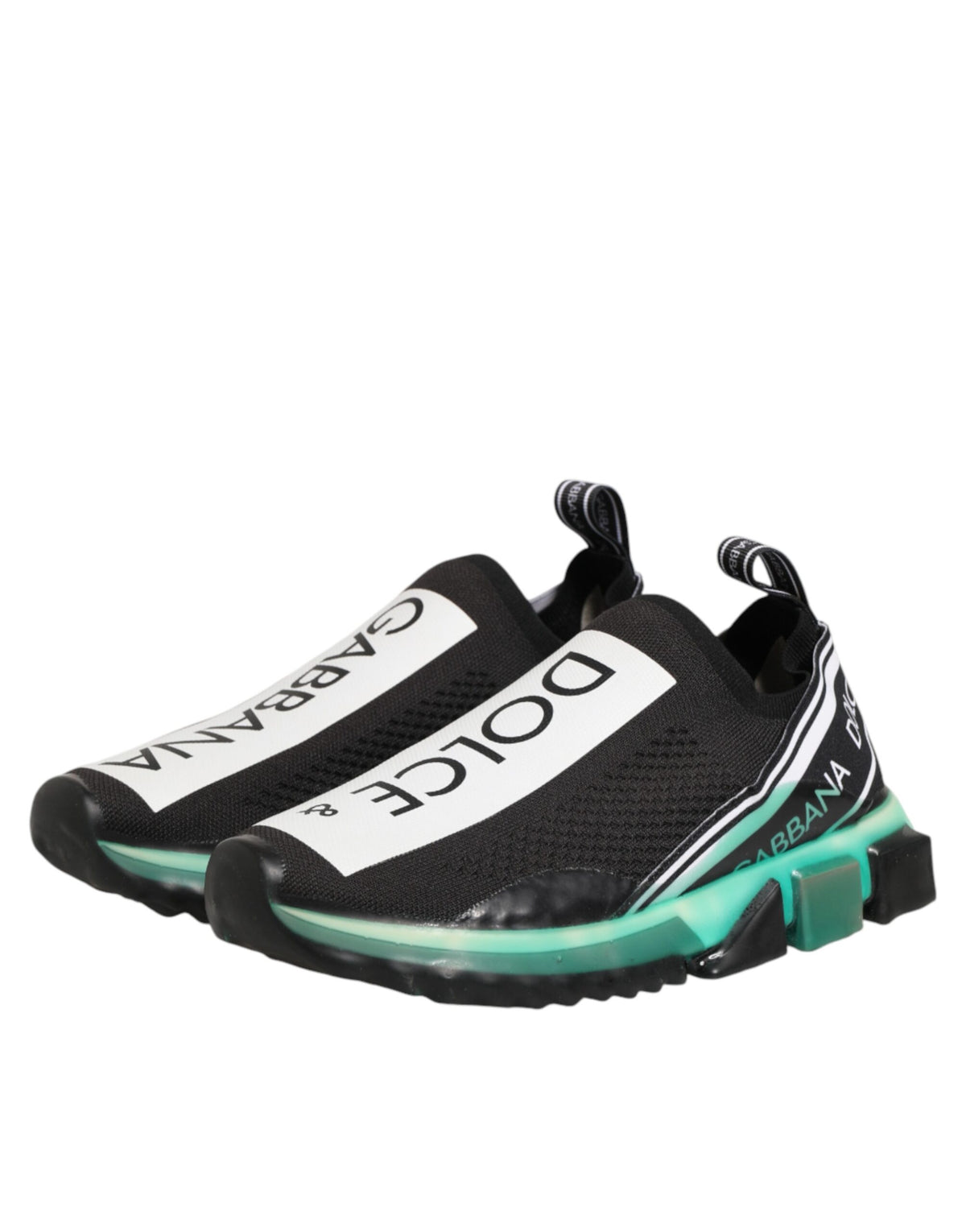 Dolce & Gabbana Black Slip On Sorrento Men Sneakers Men's Shoes