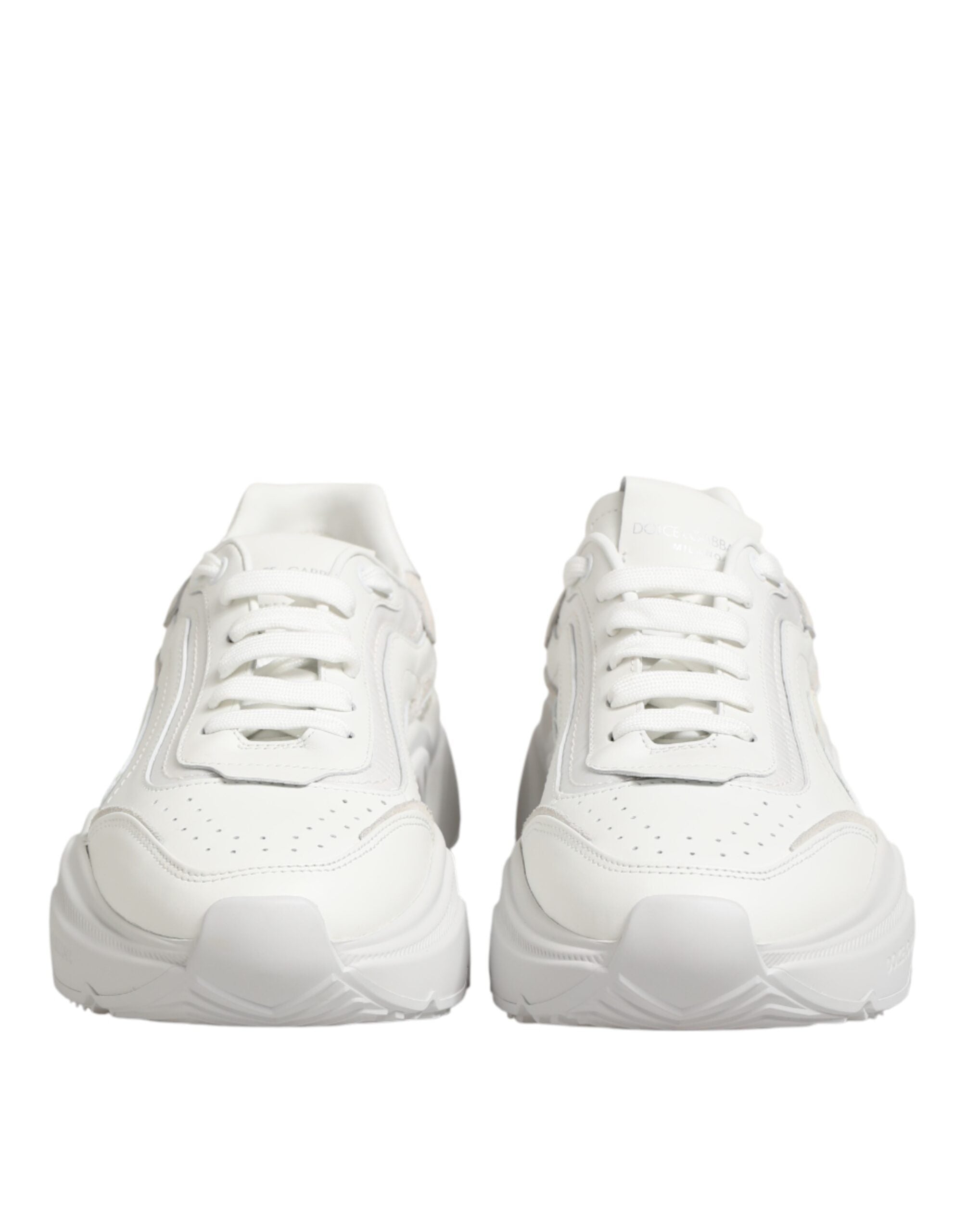Dolce & Gabbana White Leather Daymaster Low Top Sneakers Women's Shoes (Pre-Owned)