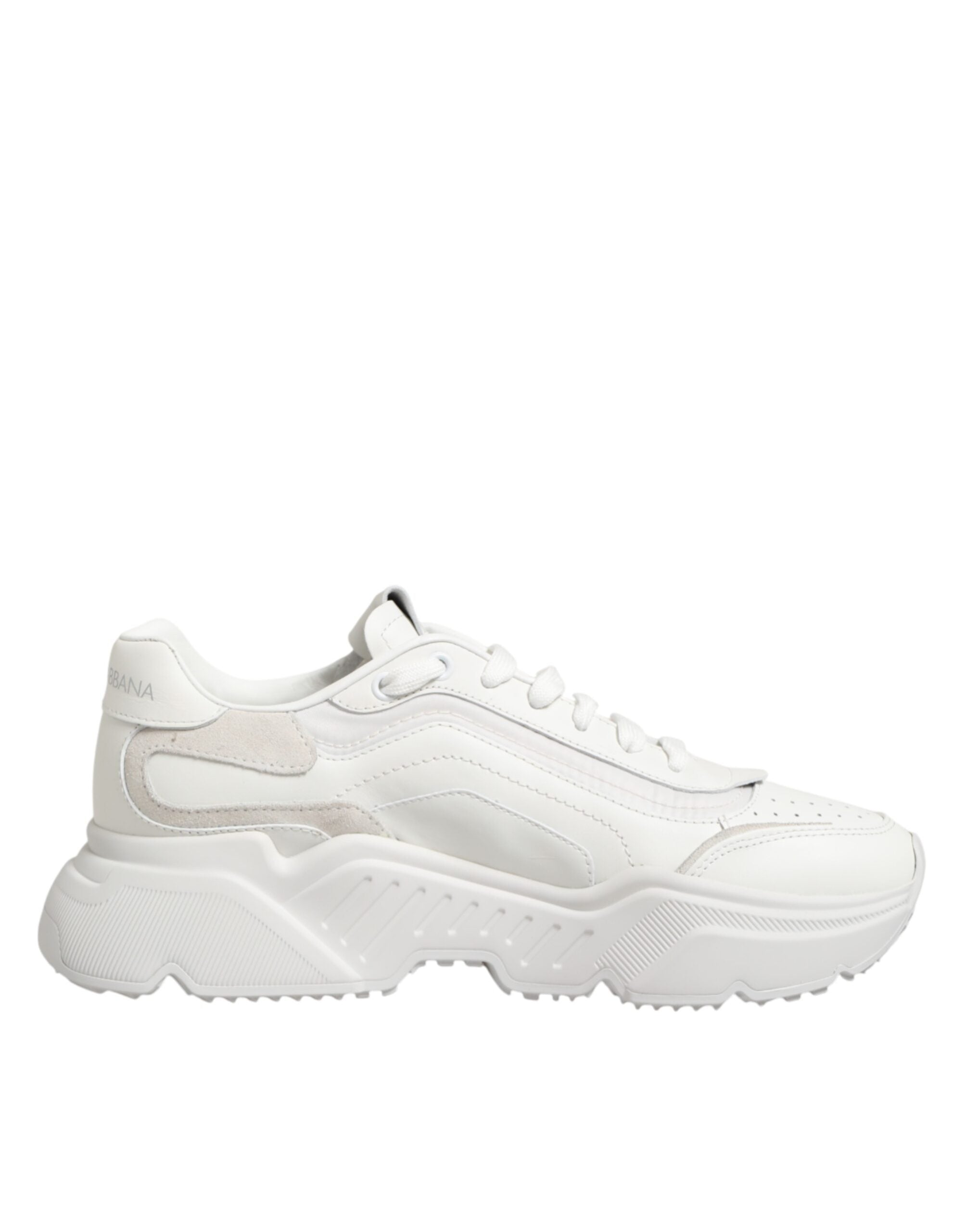 Dolce & Gabbana White Leather Daymaster Low Top Sneakers Women's Shoes (Pre-Owned)