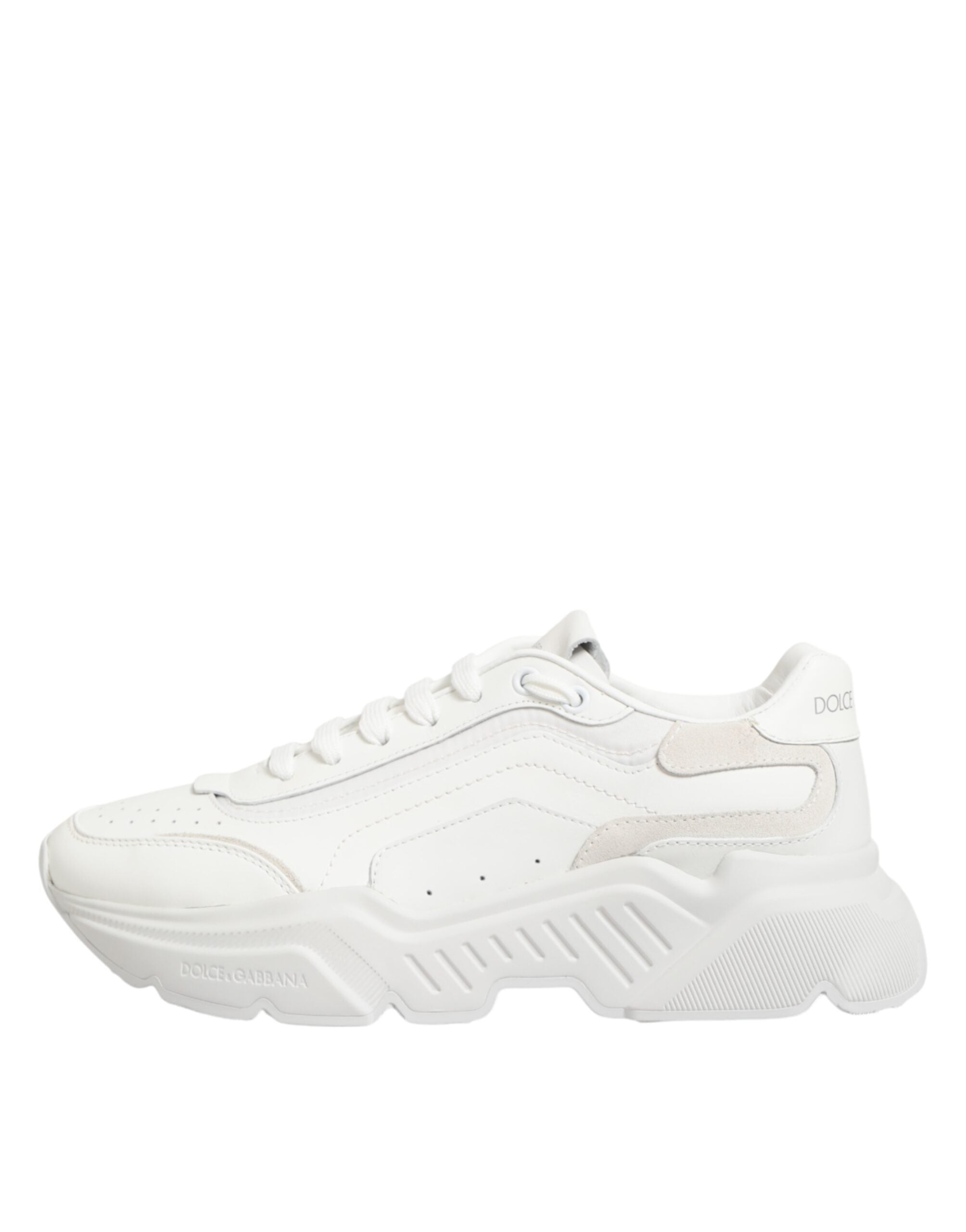 Dolce & Gabbana White Leather Daymaster Low Top Sneakers Women's Shoes (Pre-Owned)