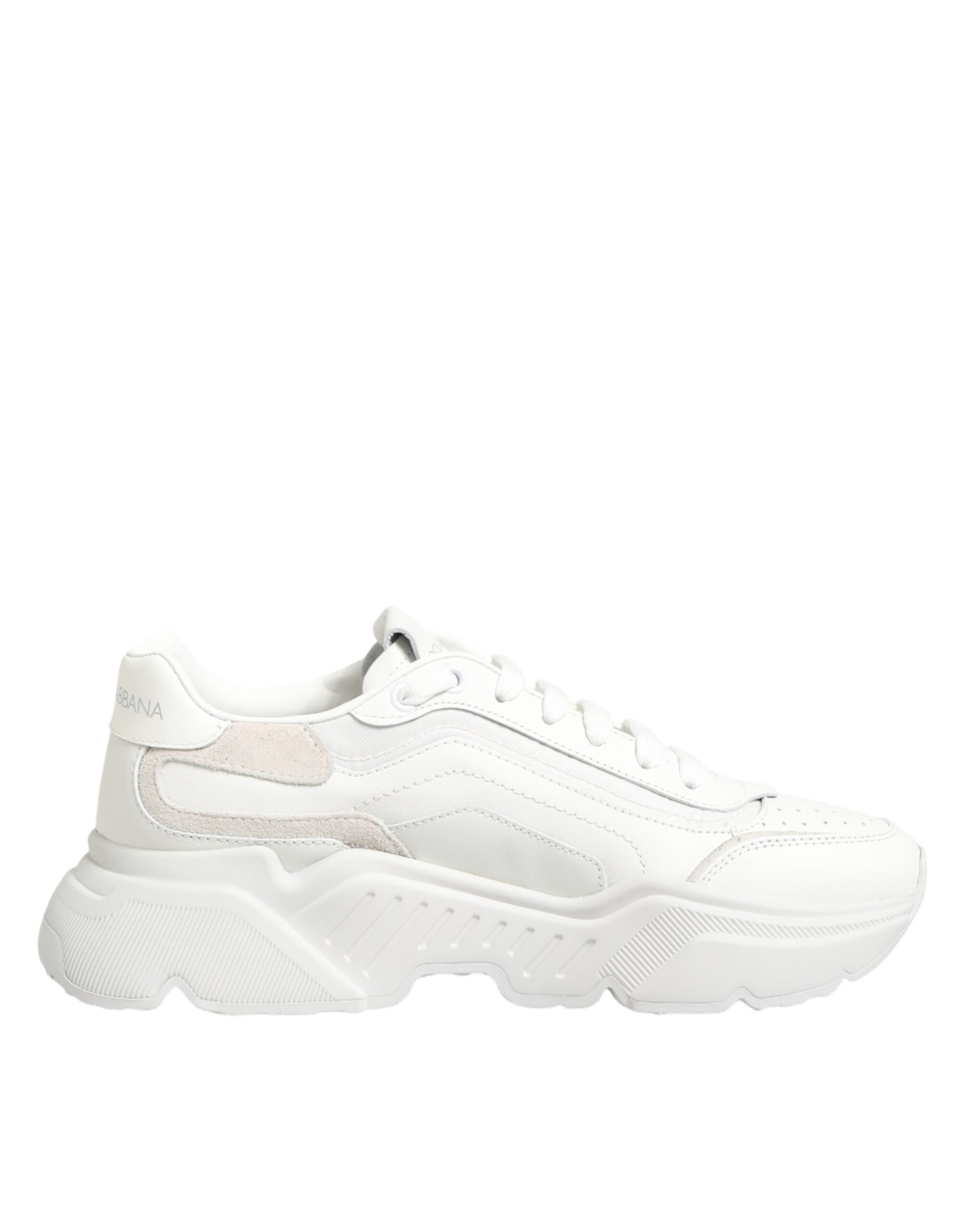 Dolce & Gabbana White Leather Daymaster Low Top Sneakers Women's Shoes (Pre-Owned)