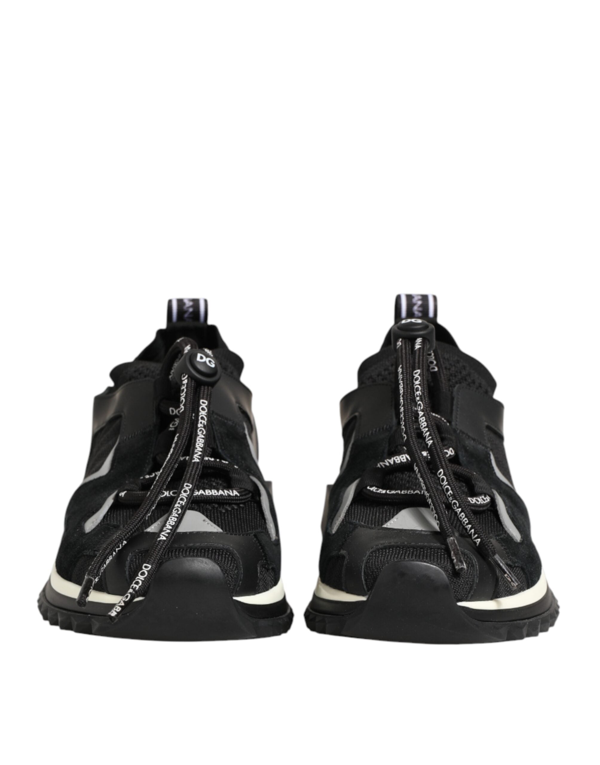 Dolce & Gabbana Black Mesh Sorrento Trekking Sneakers Women's Shoes (Pre-Owned)