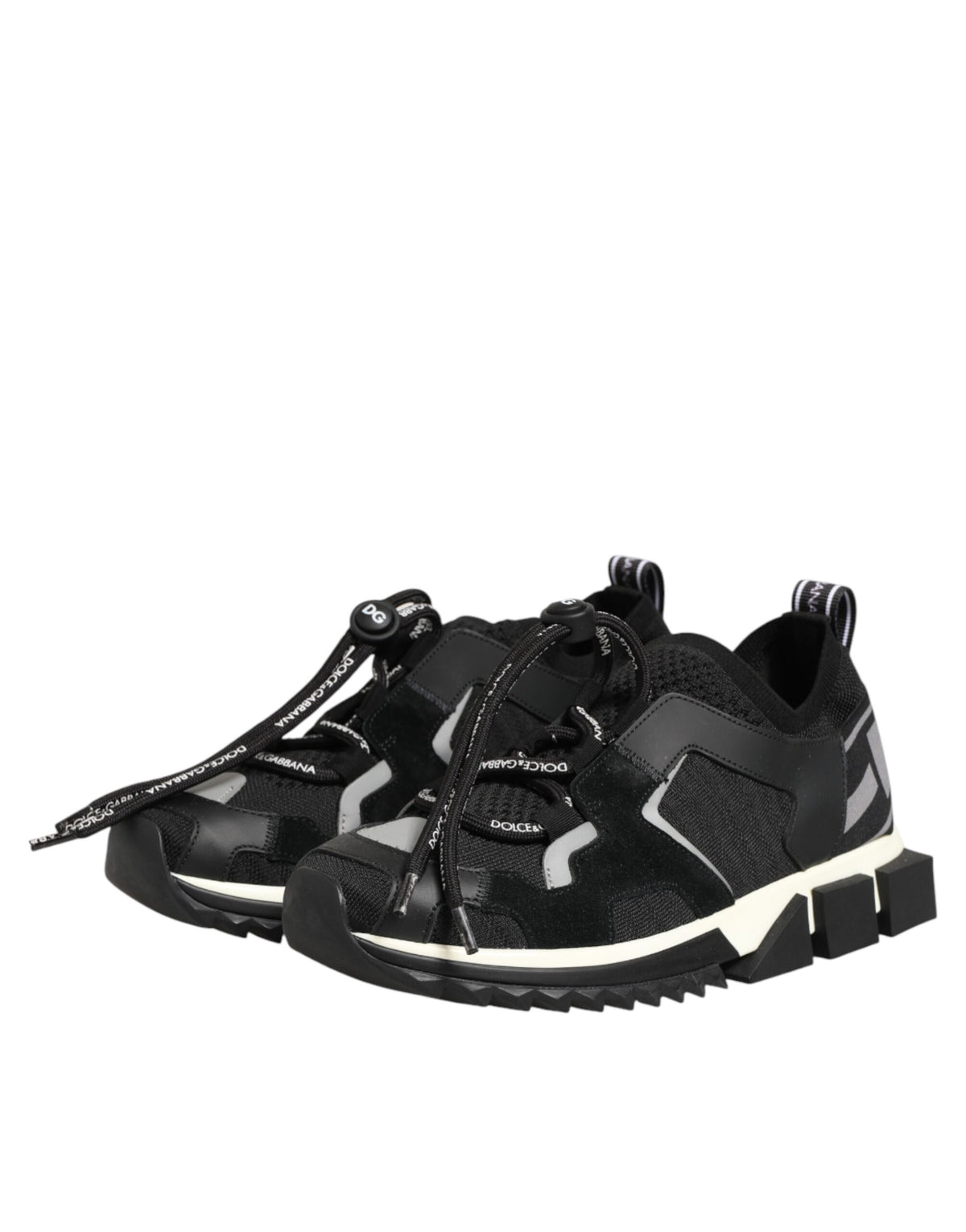 Dolce & Gabbana Black Mesh Sorrento Trekking Sneakers Women's Shoes (Pre-Owned)