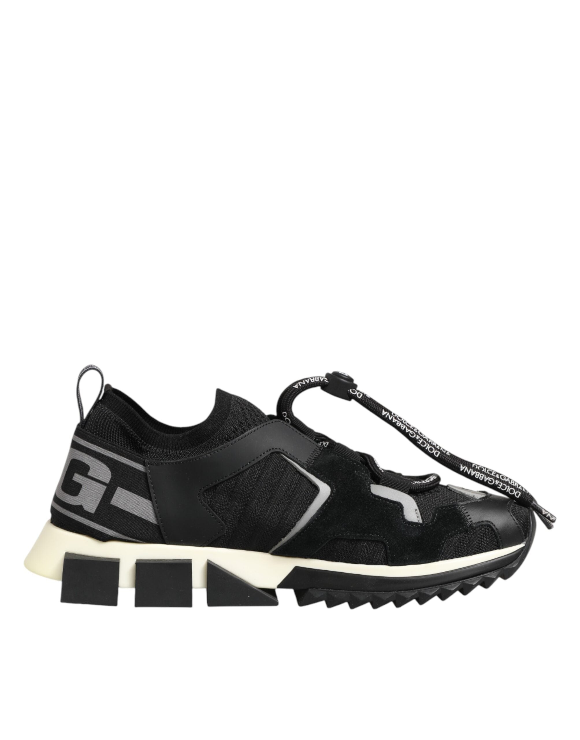 Dolce & Gabbana Black Mesh Sorrento Trekking Sneakers Women's Shoes (Pre-Owned)