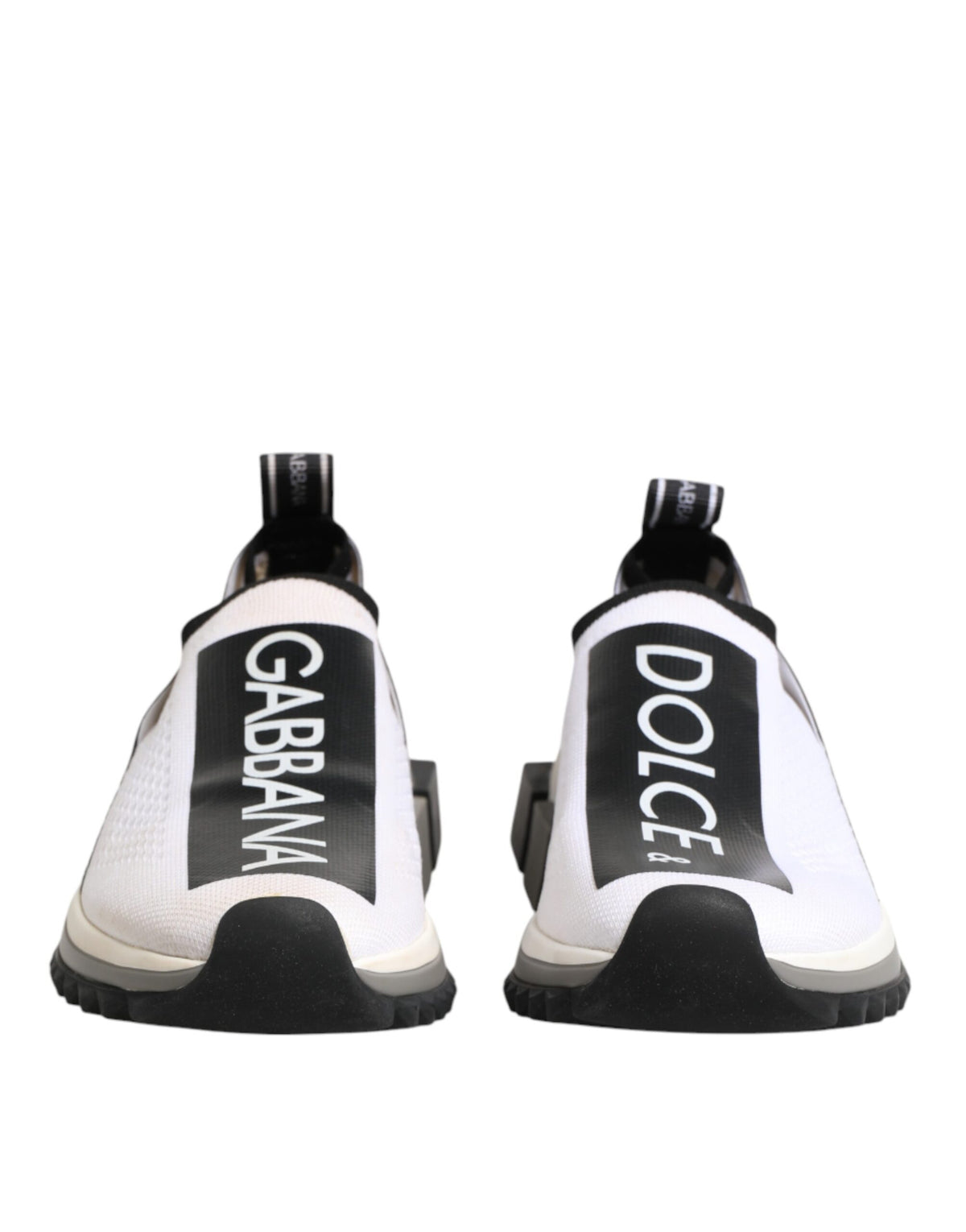 Dolce & Gabbana White Logo Low Top Sorrento Sneakers Women's Shoes (Pre-Owned)