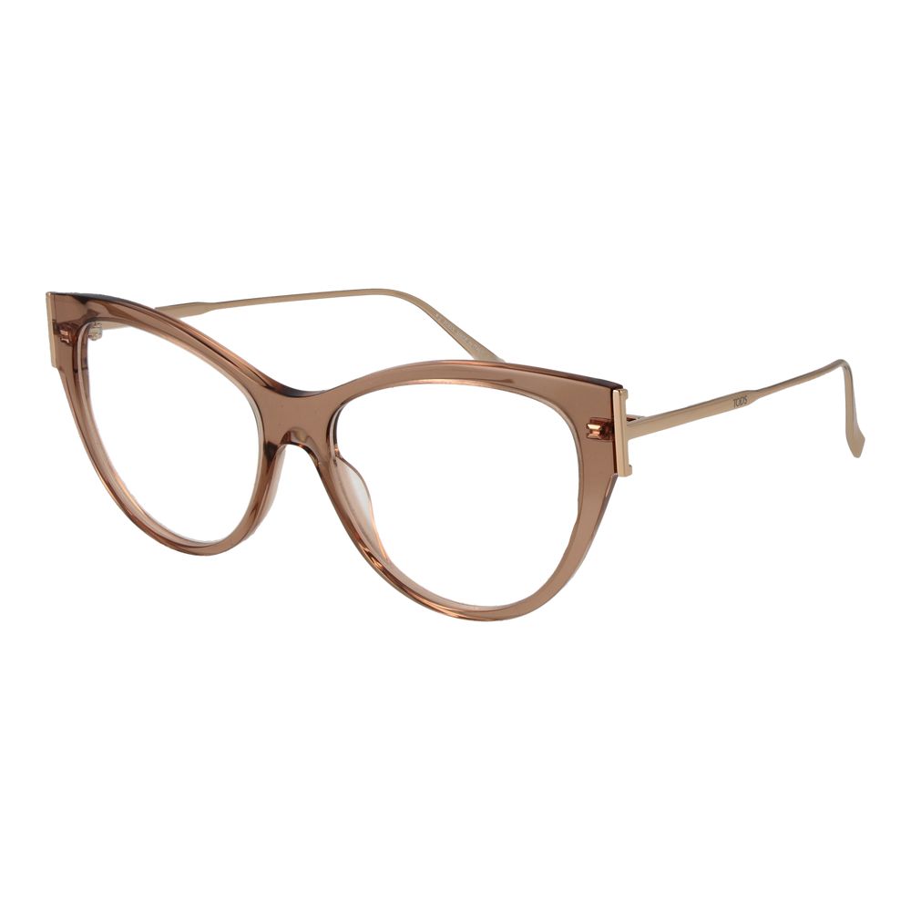 Tod's Beige Acetate & Metal Glasses Women's (Frames)