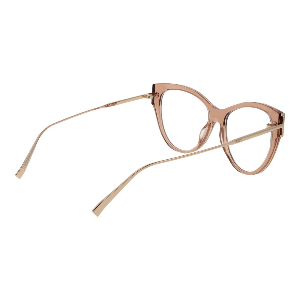 Tod's Beige Acetate & Metal Glasses Women's (Frames)