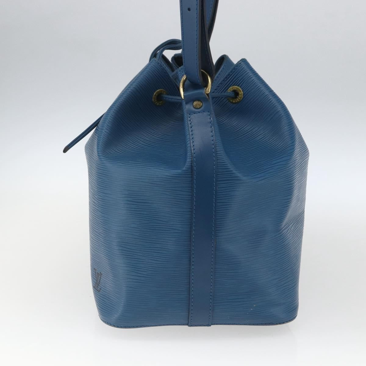 Louis Vuitton Petit Noe Epi Leather Blue Leather Shoulder Bag Bag (Pre-Owned)