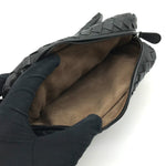Bottega Veneta Intrecciato Black Leather Shopper Bag (Pre-Owned)