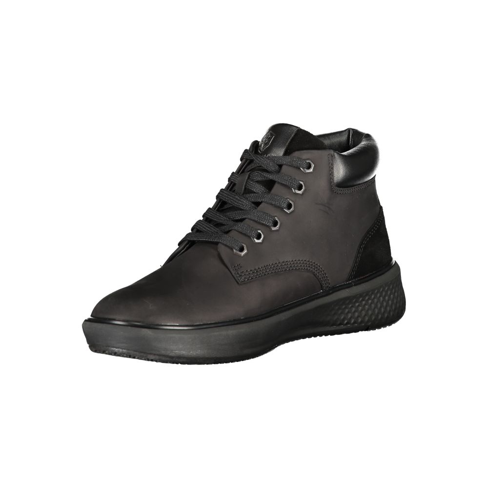 Lumberjack Black Leather Men Men's Sneaker
