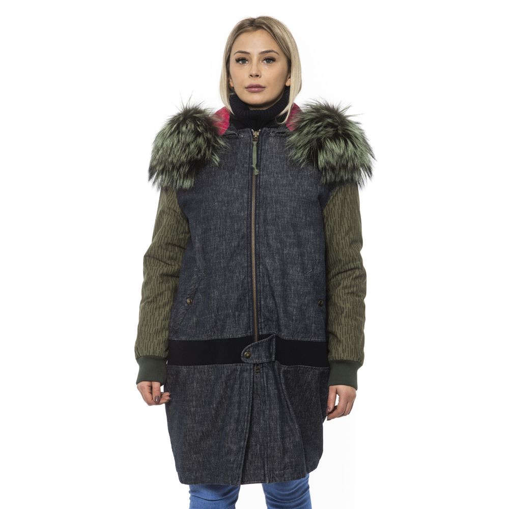 Mr&Mrs Italy Gray Leather Women Bomber Women's Jacket