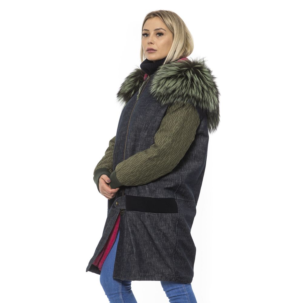 Mr&Mrs Italy Gray Leather Women Bomber Women's Jacket