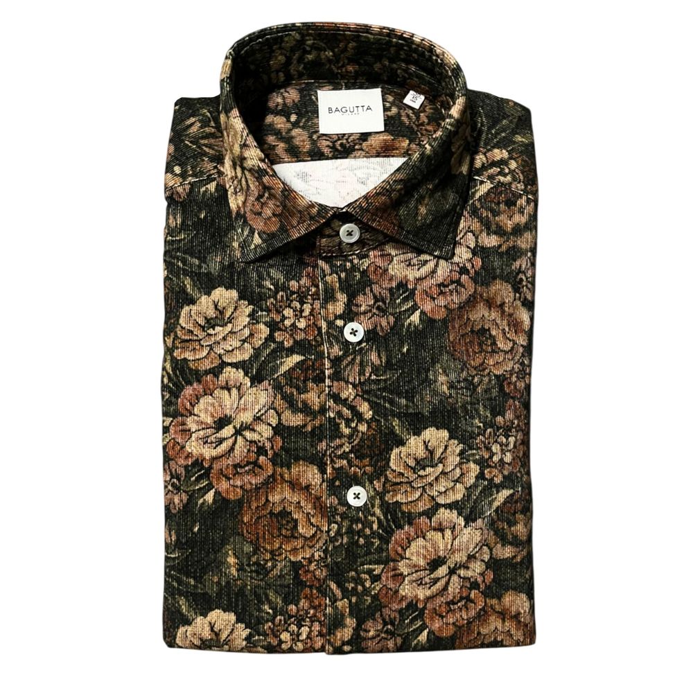 Bagutta Multicolor Cotton Men's Men's Shirt