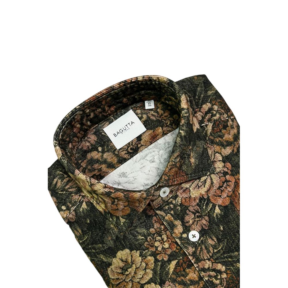 Bagutta Multicolor Cotton Men's Men's Shirt