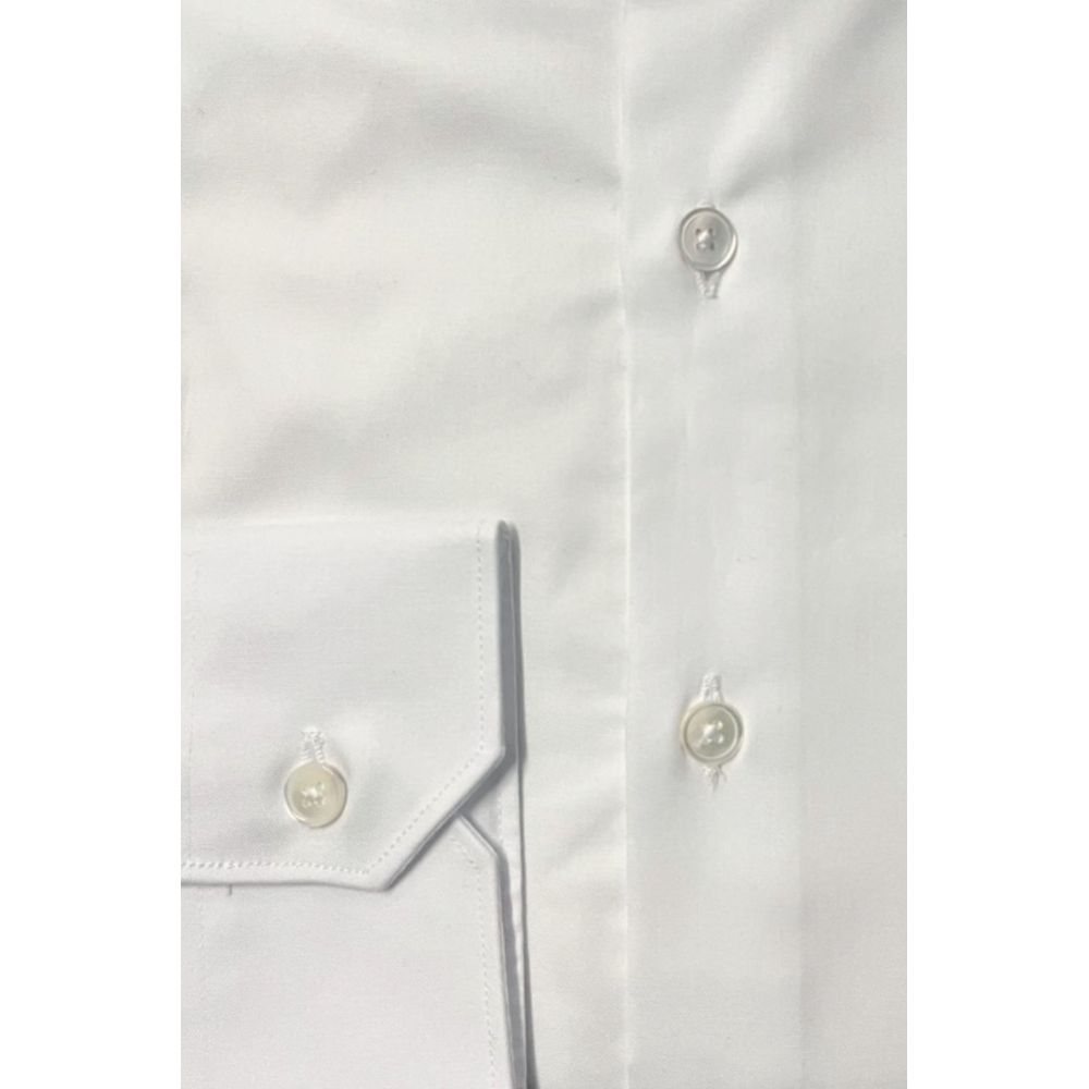 Bagutta White Cotton Men Men's Shirt