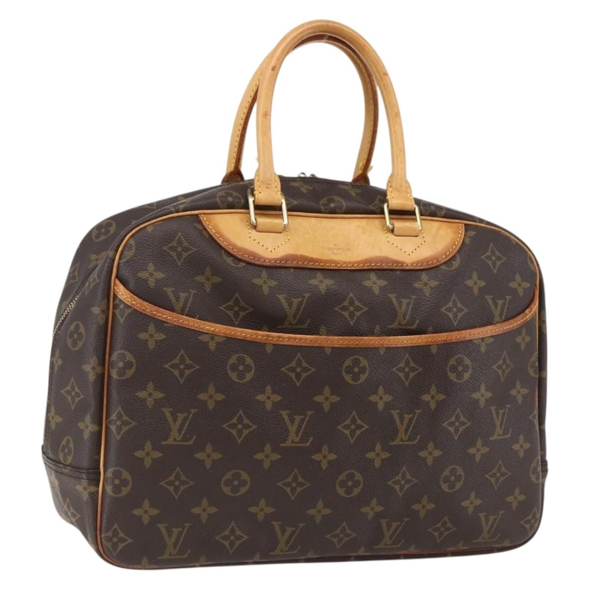 Louis Vuitton Deauville Monogram Canvas Brown Canvas Handbag (Pre-Owned)