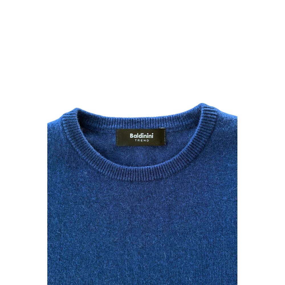 Baldinini Trend Blue Cashmere Men Men's Sweater