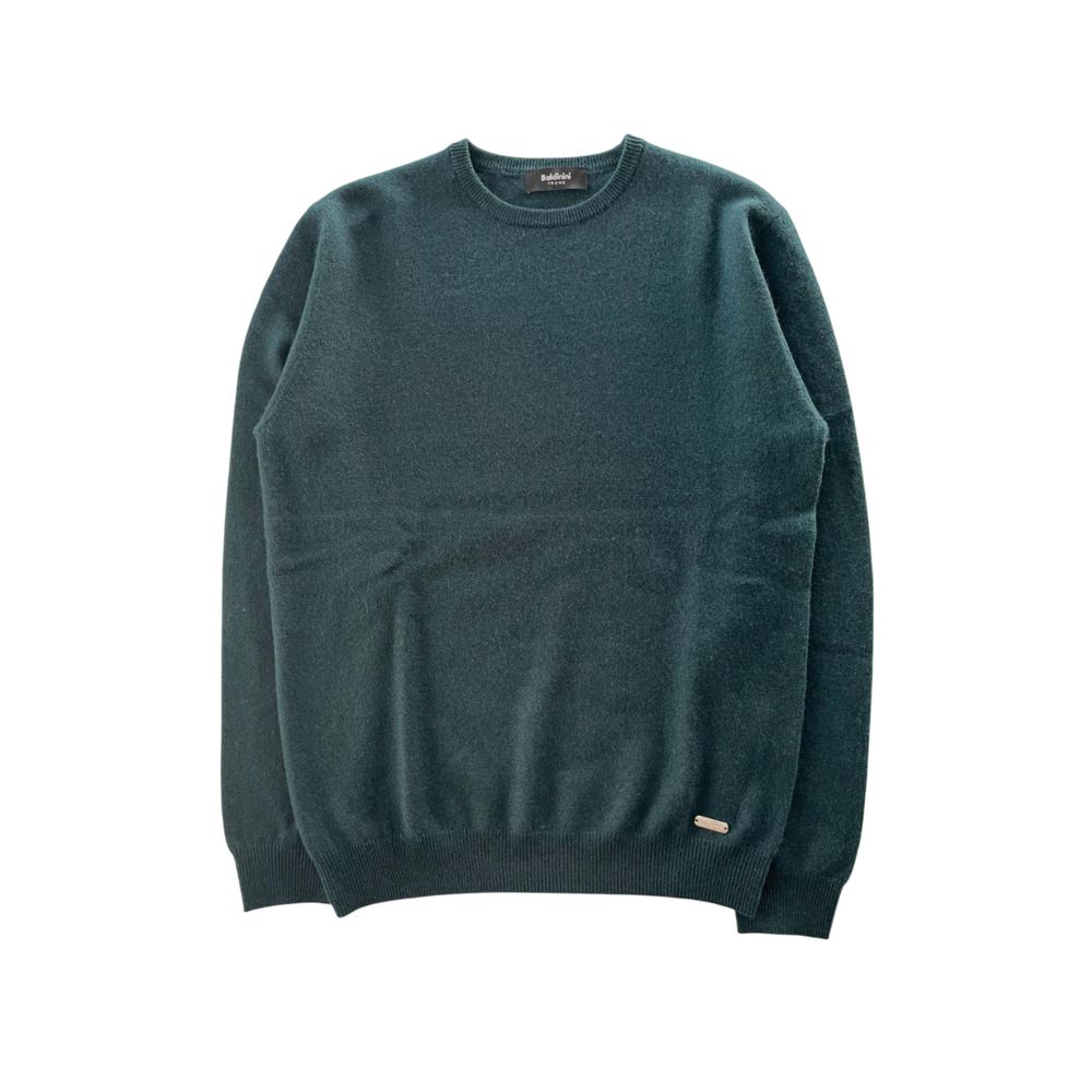 Baldinini Trend Green Cashmere Men Men's Sweater