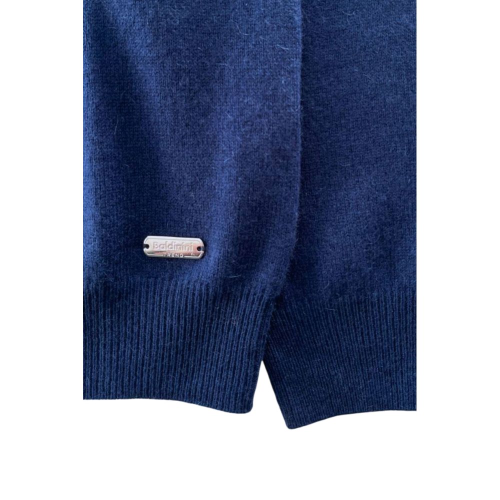 Baldinini Trend Blue Cashmere Men Men's Sweater