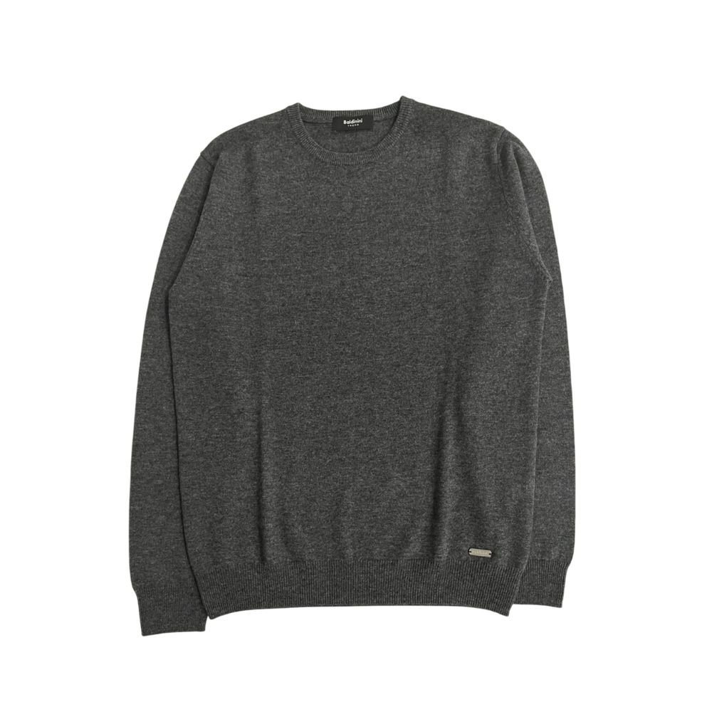 Baldinini Trend Gray Cashmere Men Men's Sweater
