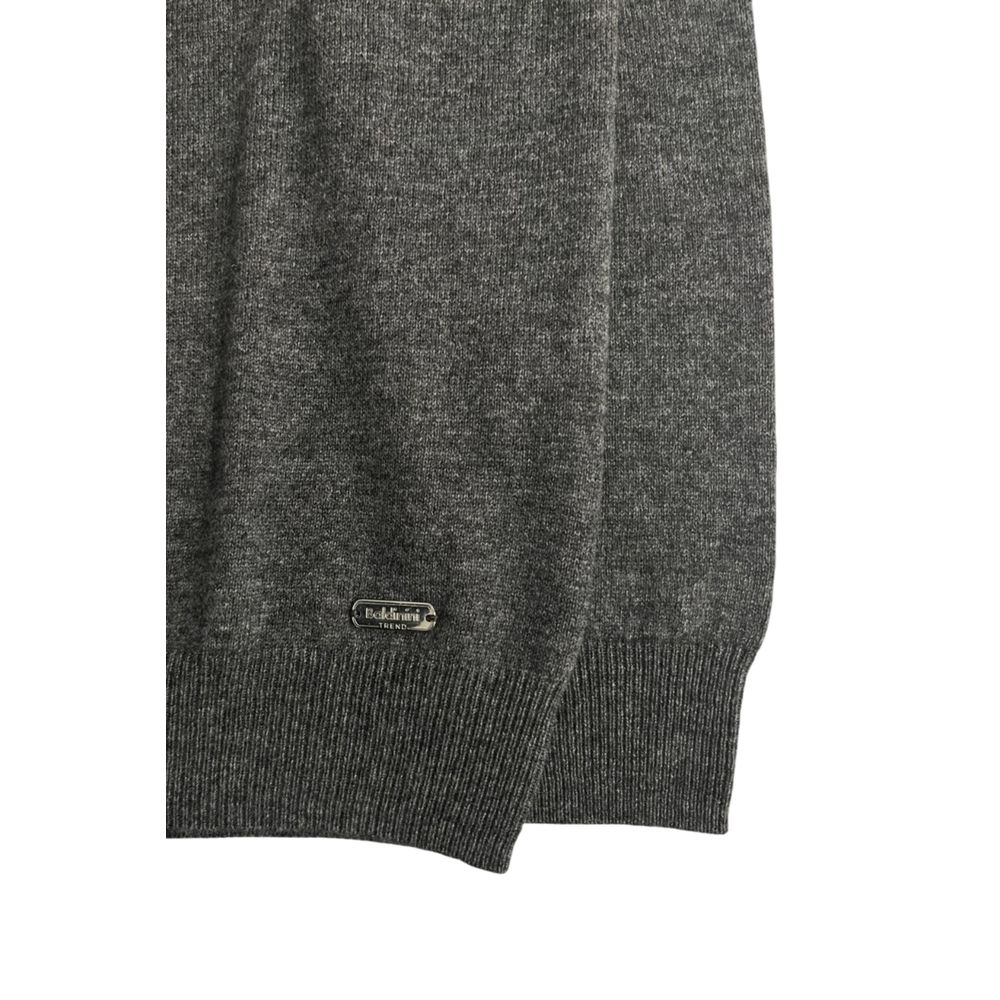 Baldinini Trend Gray Cashmere Men Men's Sweater