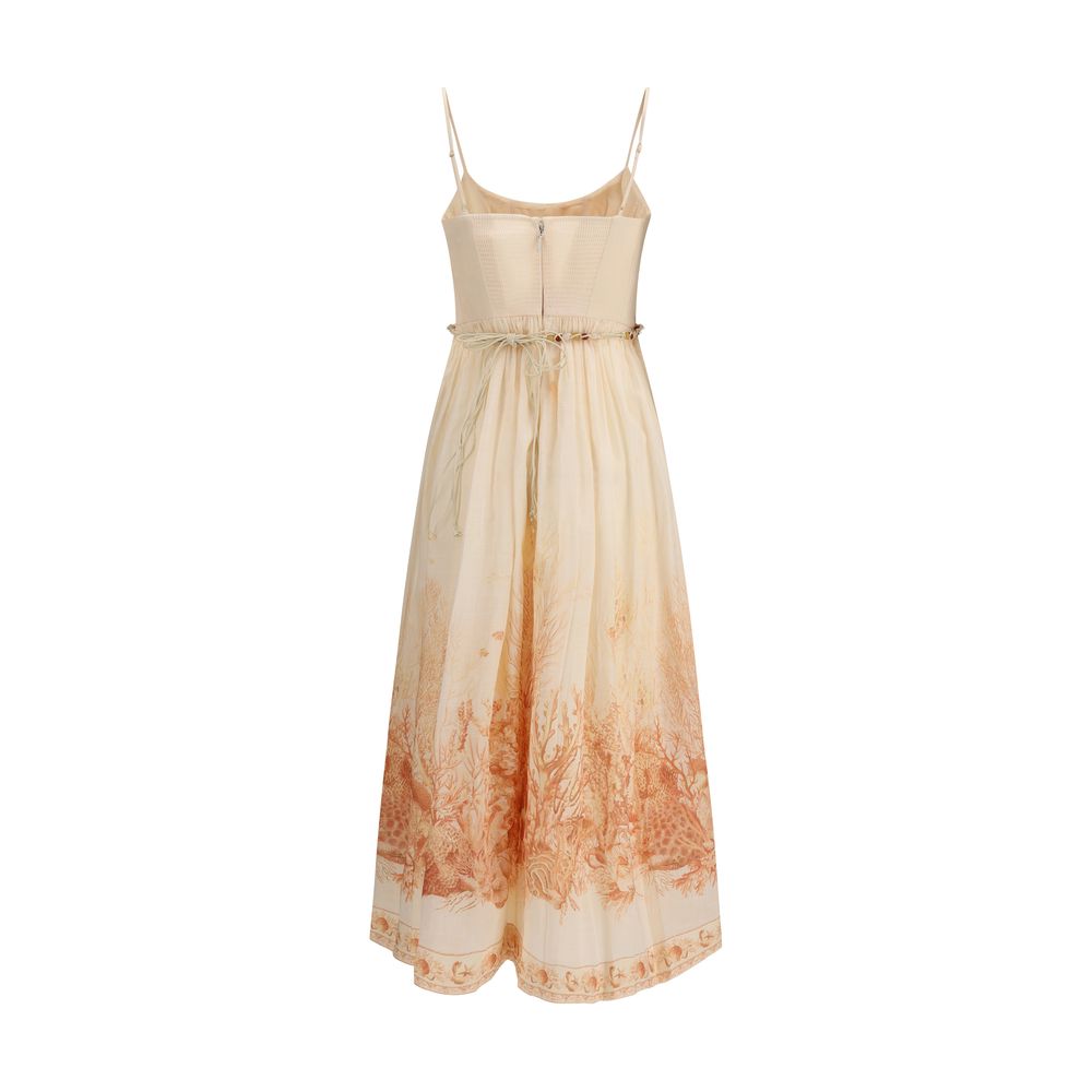 Zimmermann Multicolor Cotton Long Women's Dress