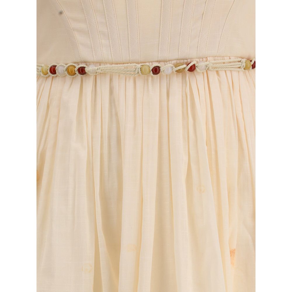 Zimmermann Multicolor Cotton Long Women's Dress