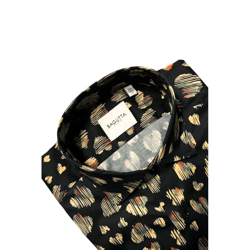 Bagutta Multicolor Cotton Men Men's Shirt