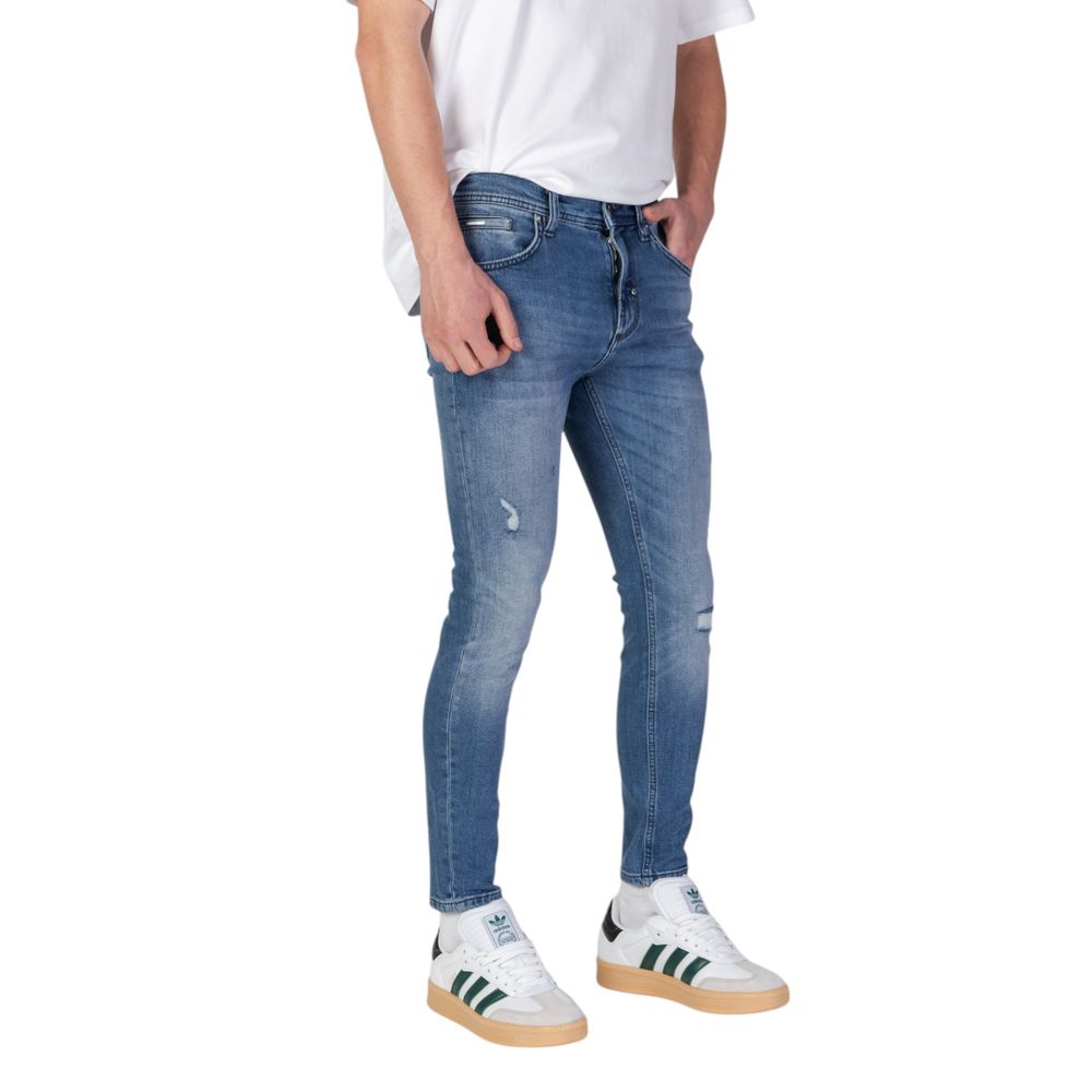 Antony Morato Blue Cotton Skinny Men's Jeans