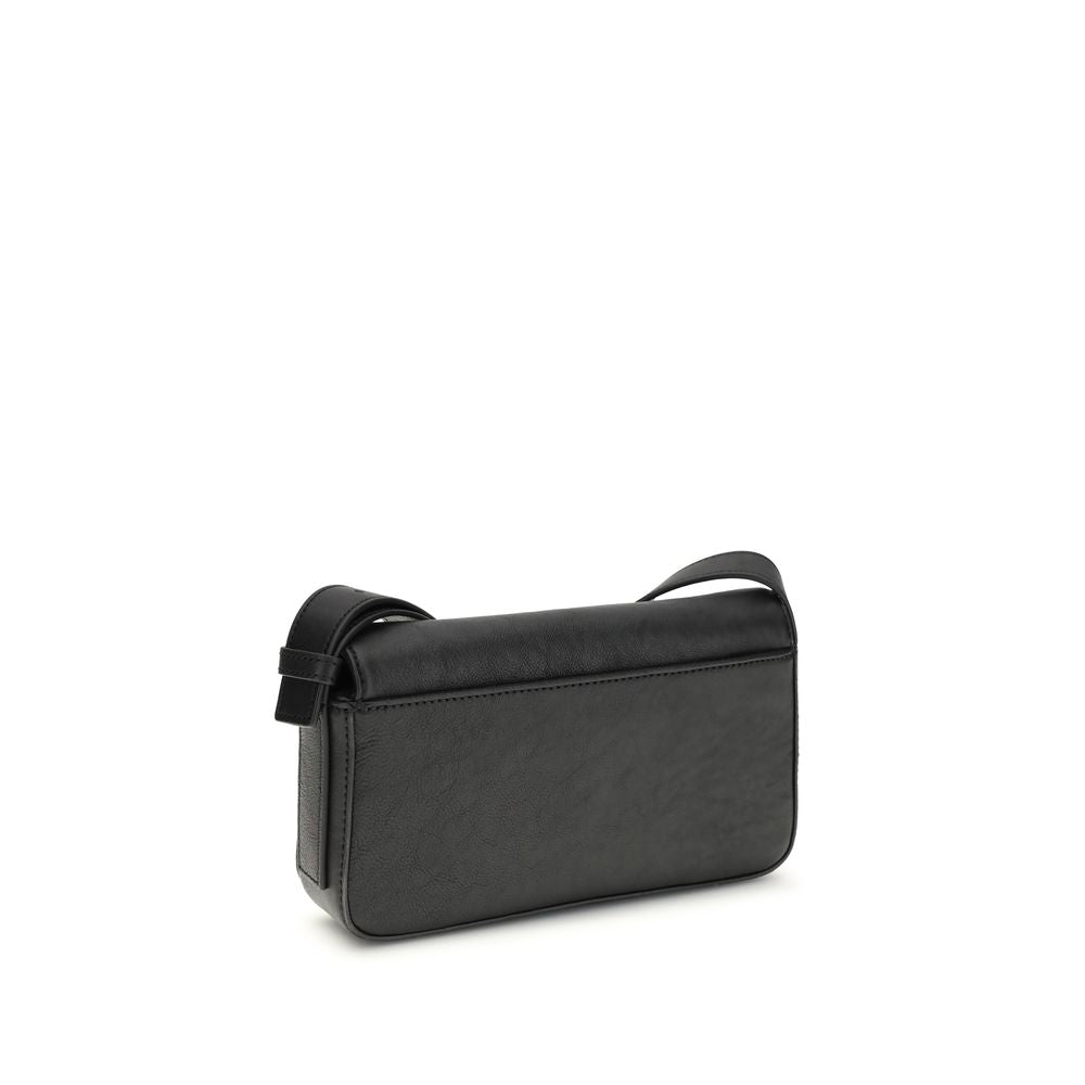 Alexander Wang Black Calf Leather Bos Taurus Shoulder Women's Bag