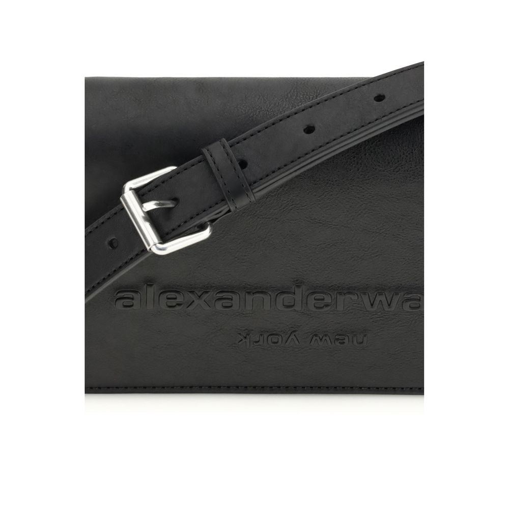 Alexander Wang Black Calf Leather Bos Taurus Shoulder Women's Bag