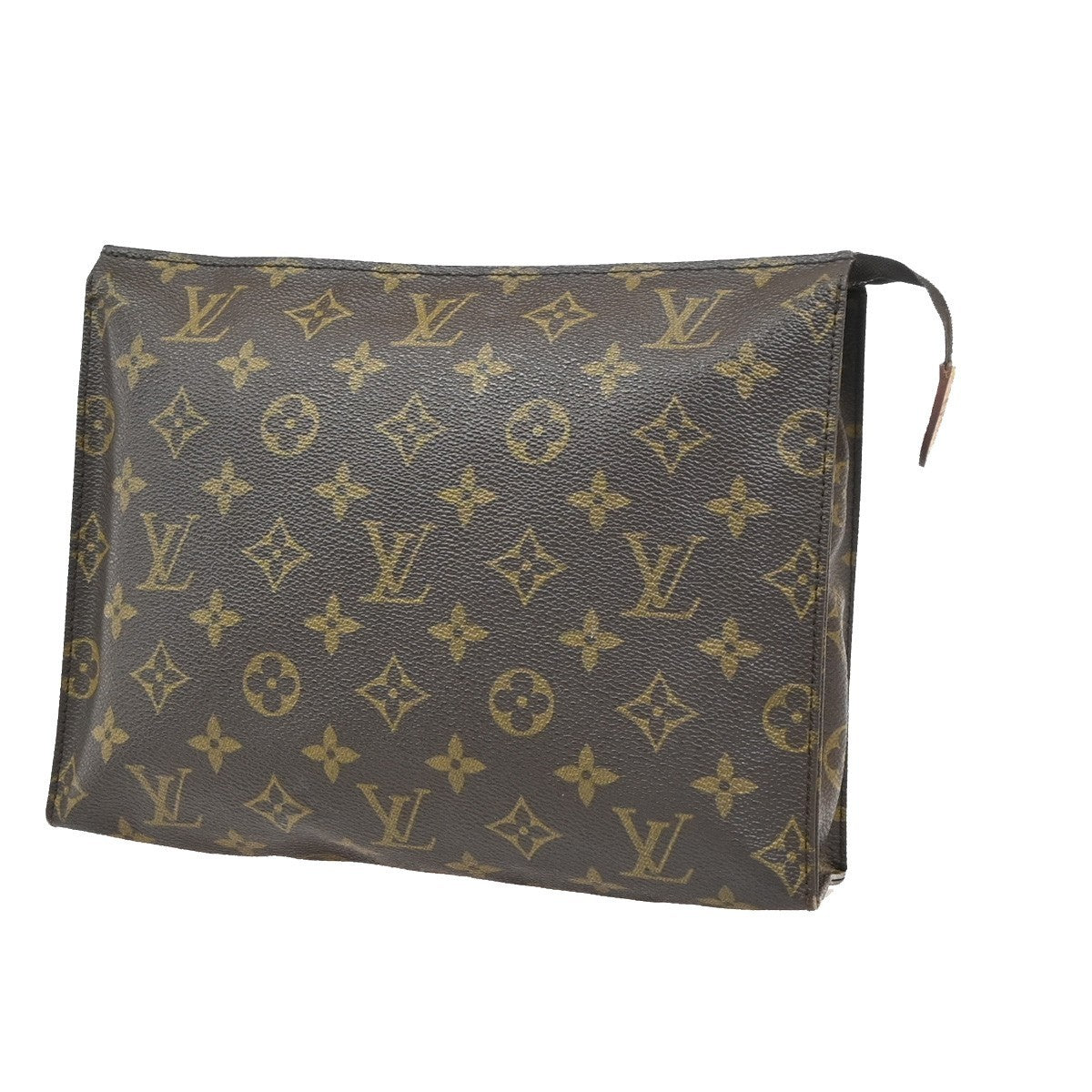Louis Vuitton Toiletry Pouch Monogram Canvas Brown Canvas Clutche & Pouche Bag (Pre-Owned)